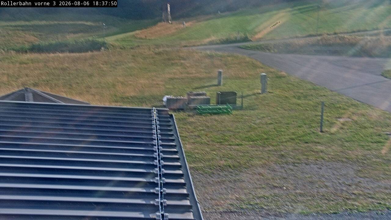Archiv Foto Webcam Willingen - Blick Rollerbahn der Biathlon Arena