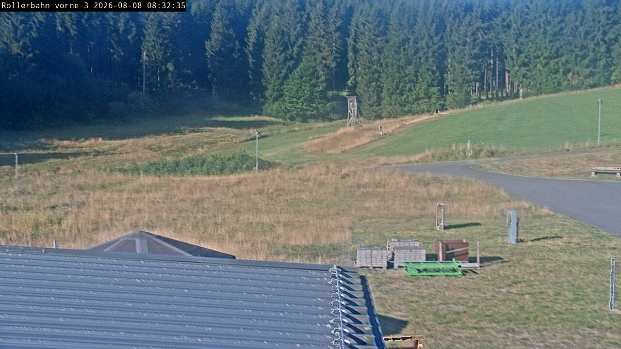 Archived image Webcam Willingen - View Roller Ski in Biathlon Arena