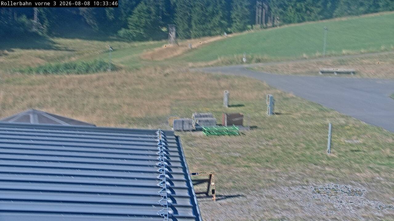 Archived image Webcam Willingen - View Roller Ski in Biathlon Arena