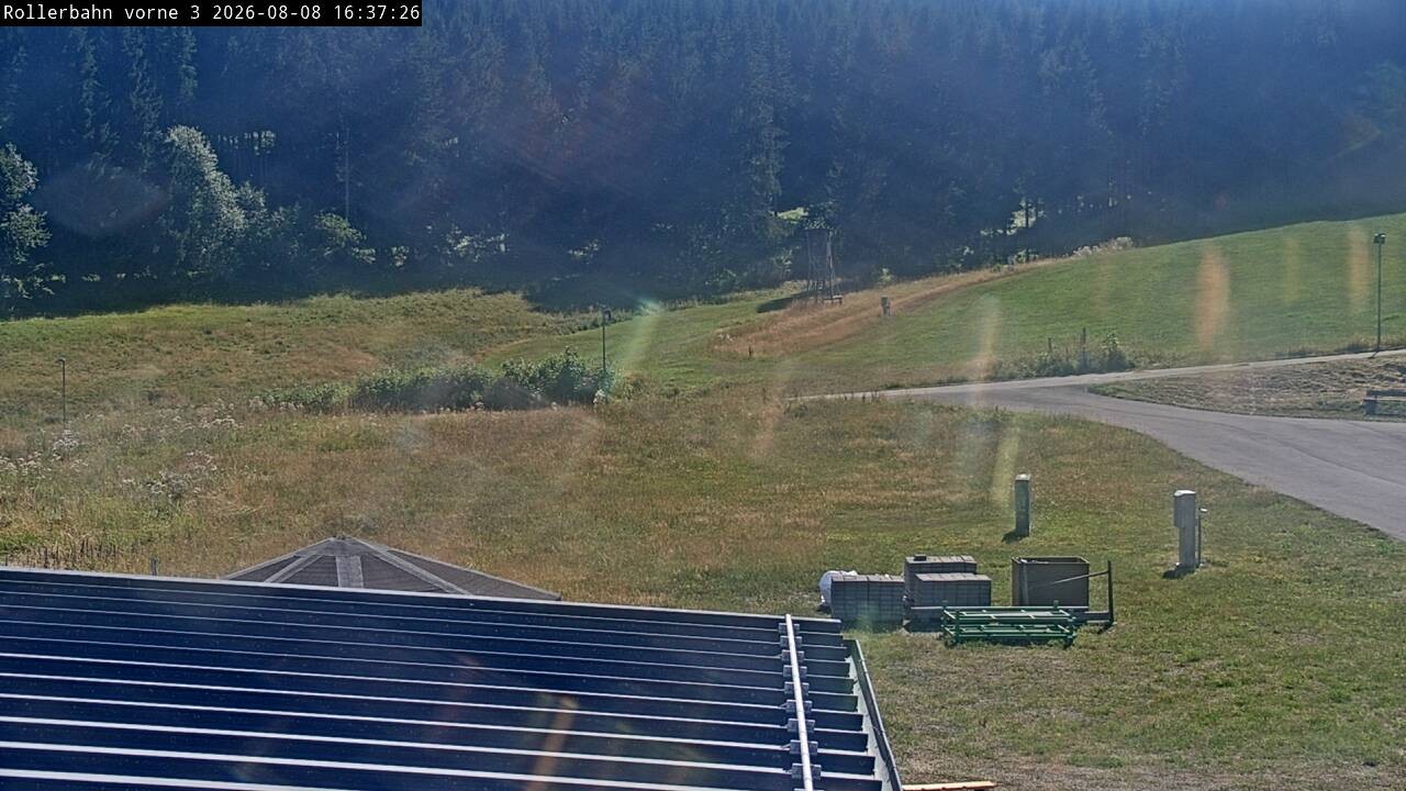 Archived image Webcam Willingen - View Roller Ski in Biathlon Arena