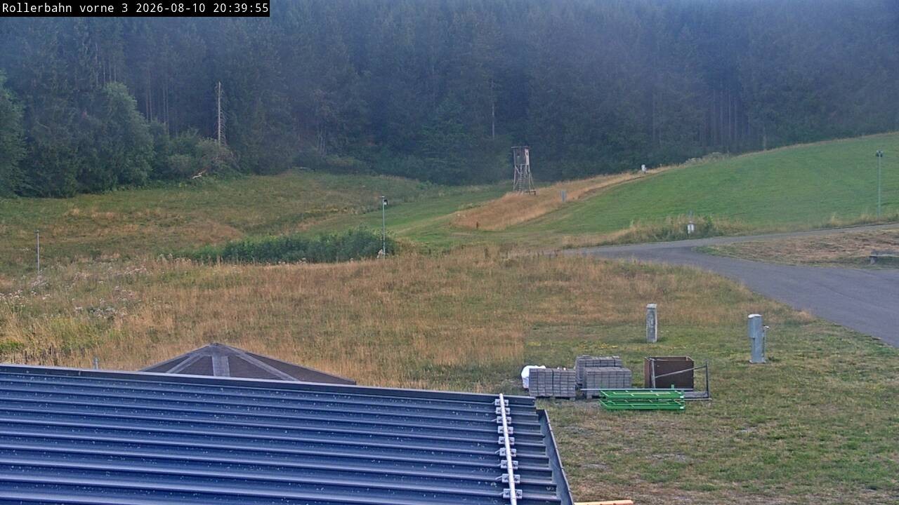 Archived image Webcam Willingen - View Roller Ski in Biathlon Arena