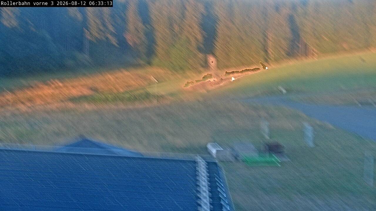 Archived image Webcam Willingen - View Roller Ski in Biathlon Arena