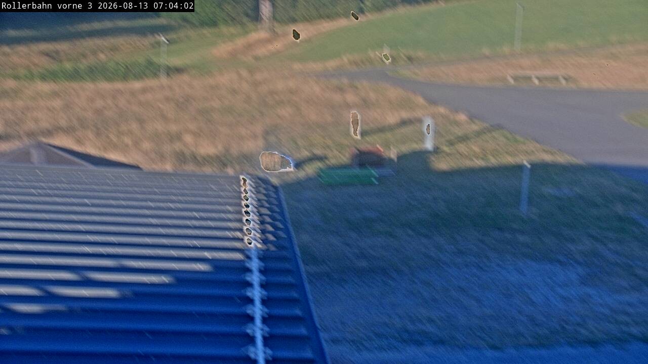 Archiv Foto Webcam Willingen - Blick Rollerbahn der Biathlon Arena