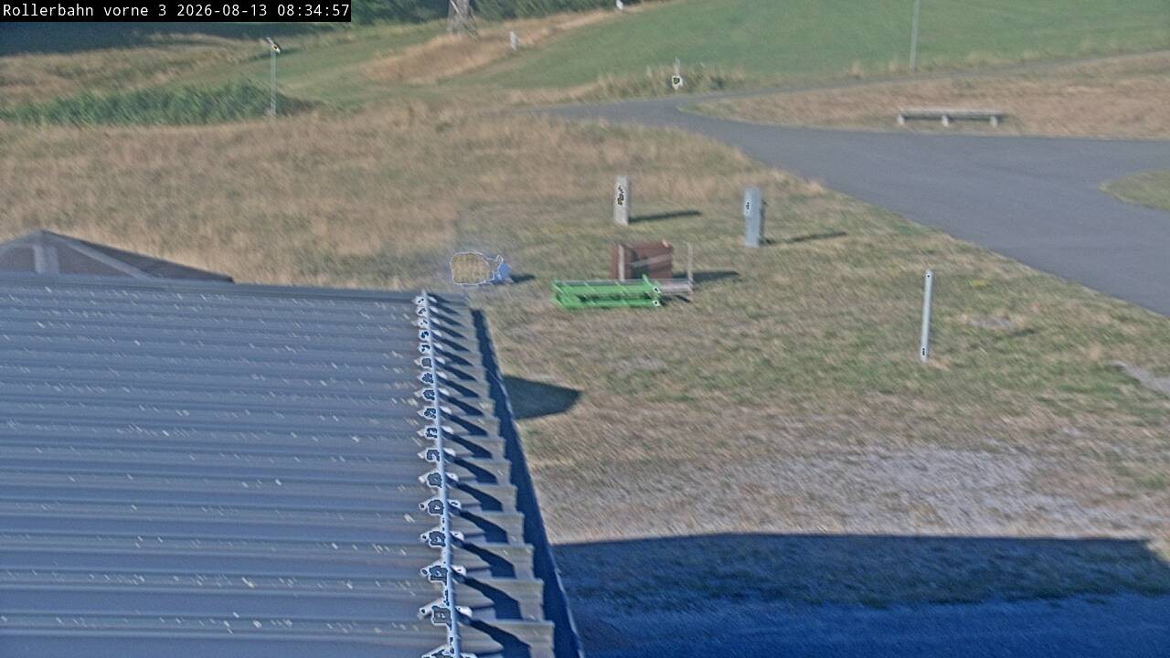 Archiv Foto Webcam Willingen - Blick Rollerbahn der Biathlon Arena