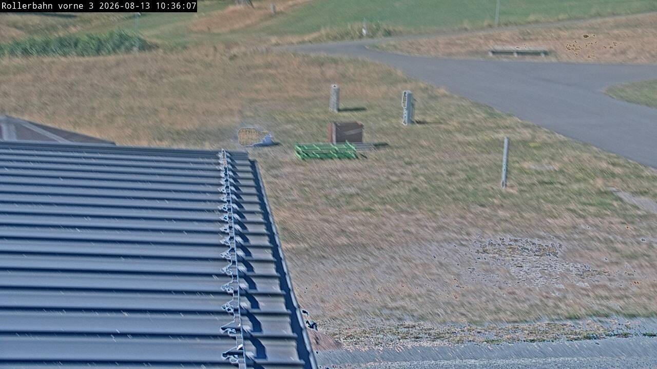 Archiv Foto Webcam Willingen - Blick Rollerbahn der Biathlon Arena