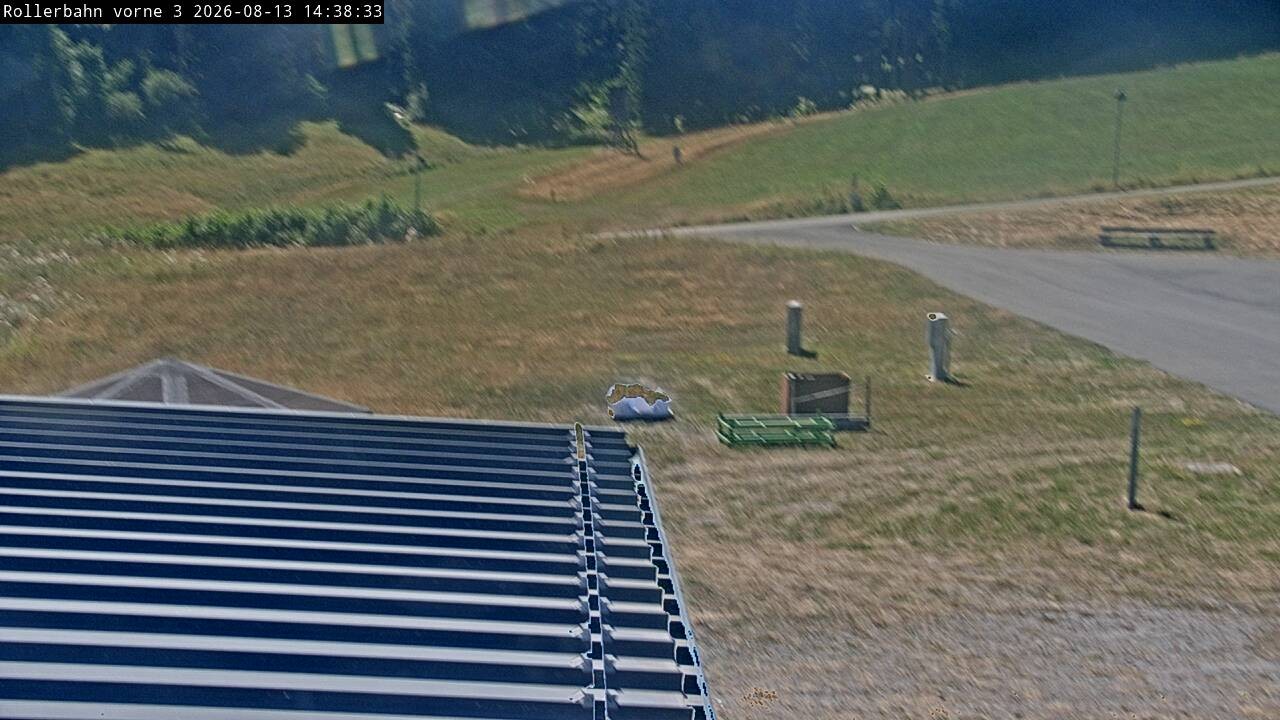 Archiv Foto Webcam Willingen - Blick Rollerbahn der Biathlon Arena