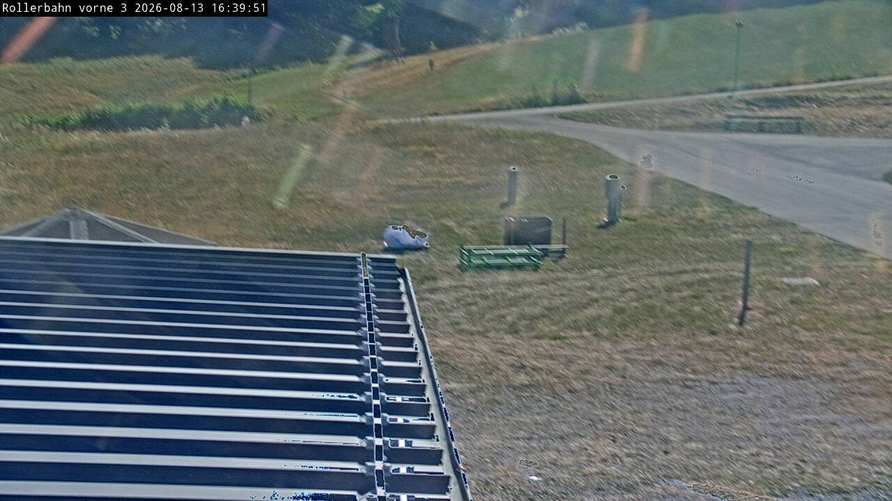 Archiv Foto Webcam Willingen - Blick Rollerbahn der Biathlon Arena