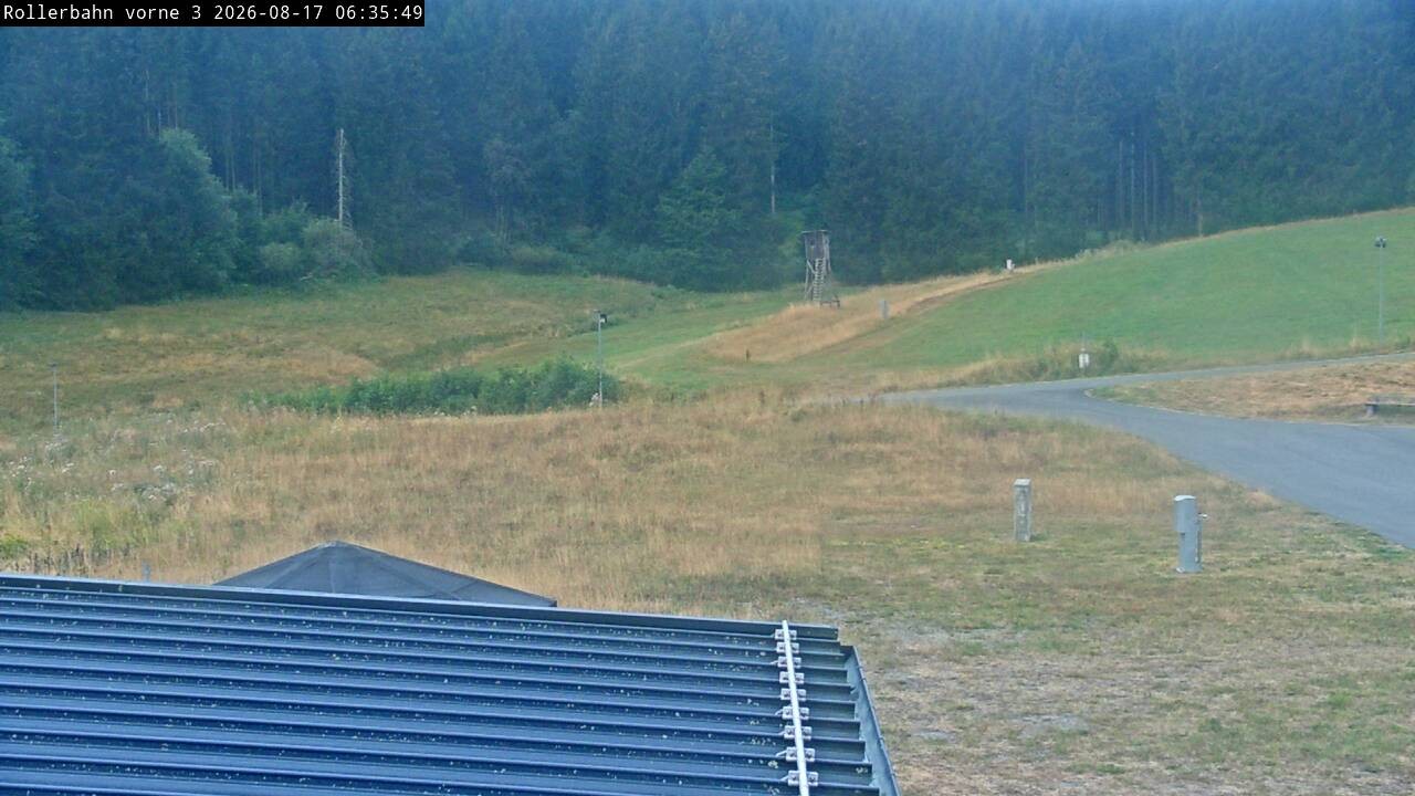 Archived image Webcam Willingen - View Roller Ski in Biathlon Arena