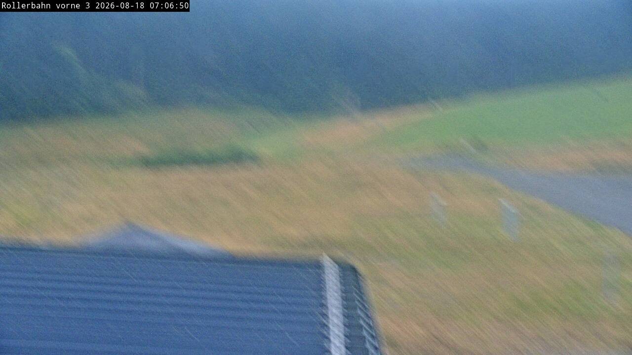 Archiv Foto Webcam Willingen - Blick Rollerbahn der Biathlon Arena
