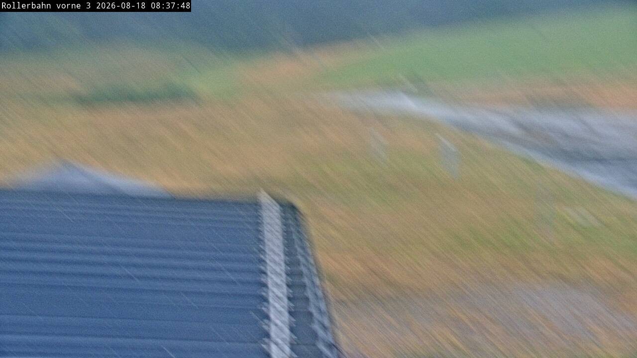 Archiv Foto Webcam Willingen - Blick Rollerbahn der Biathlon Arena