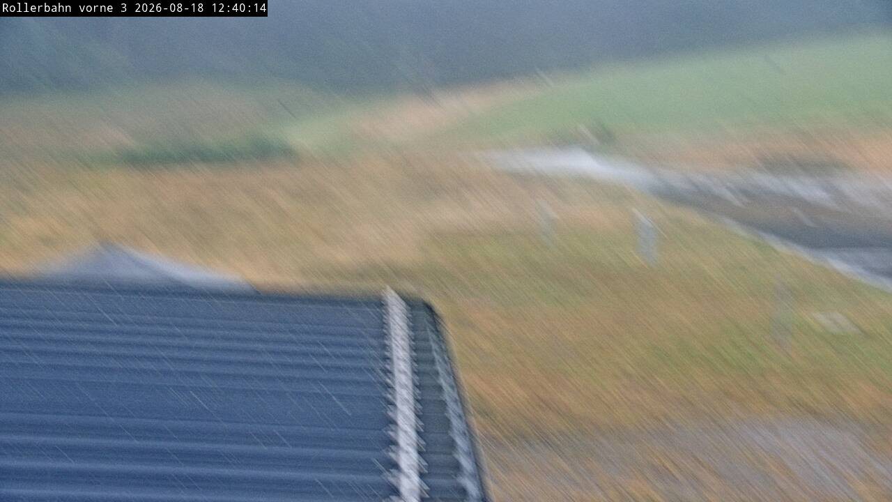 Archiv Foto Webcam Willingen - Blick Rollerbahn der Biathlon Arena