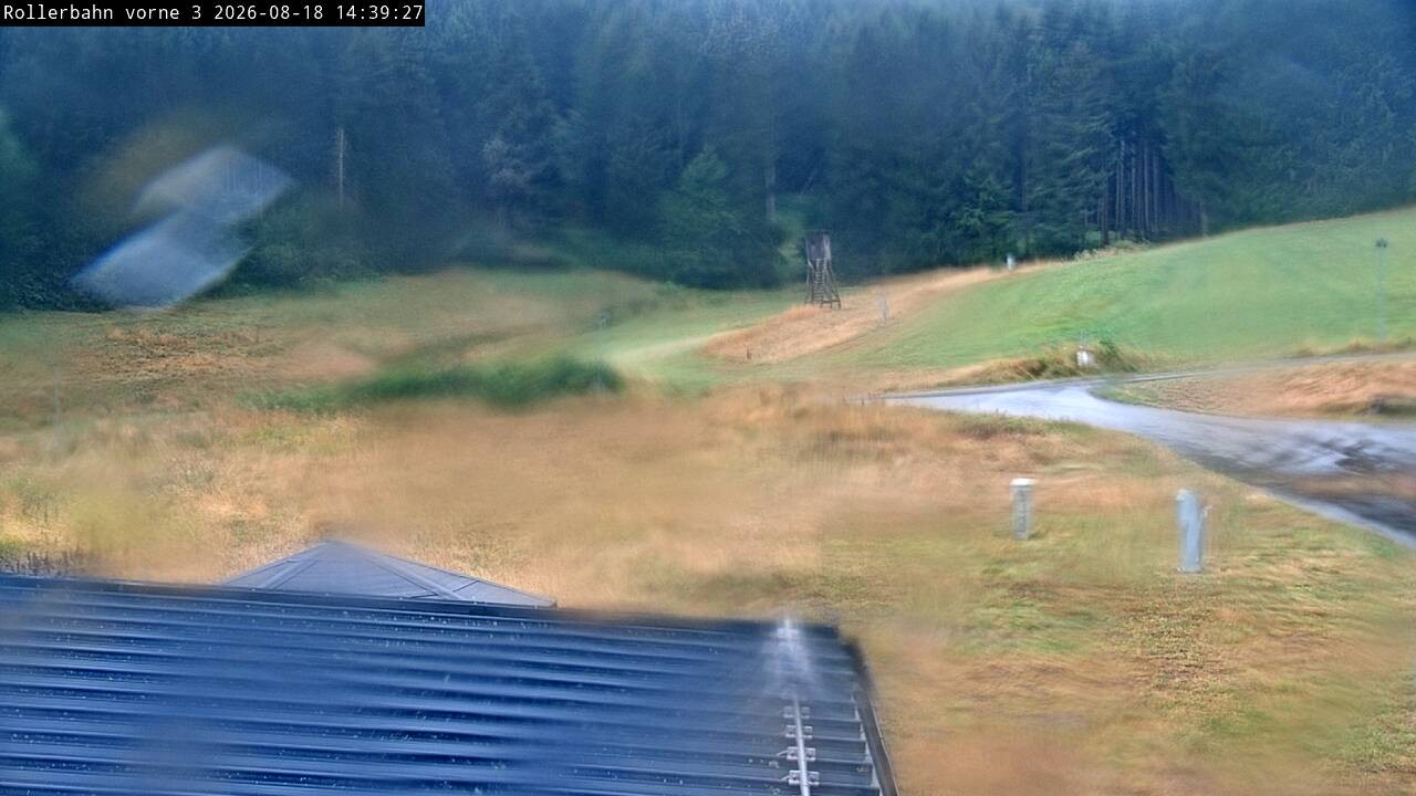 Archiv Foto Webcam Willingen - Blick Rollerbahn der Biathlon Arena