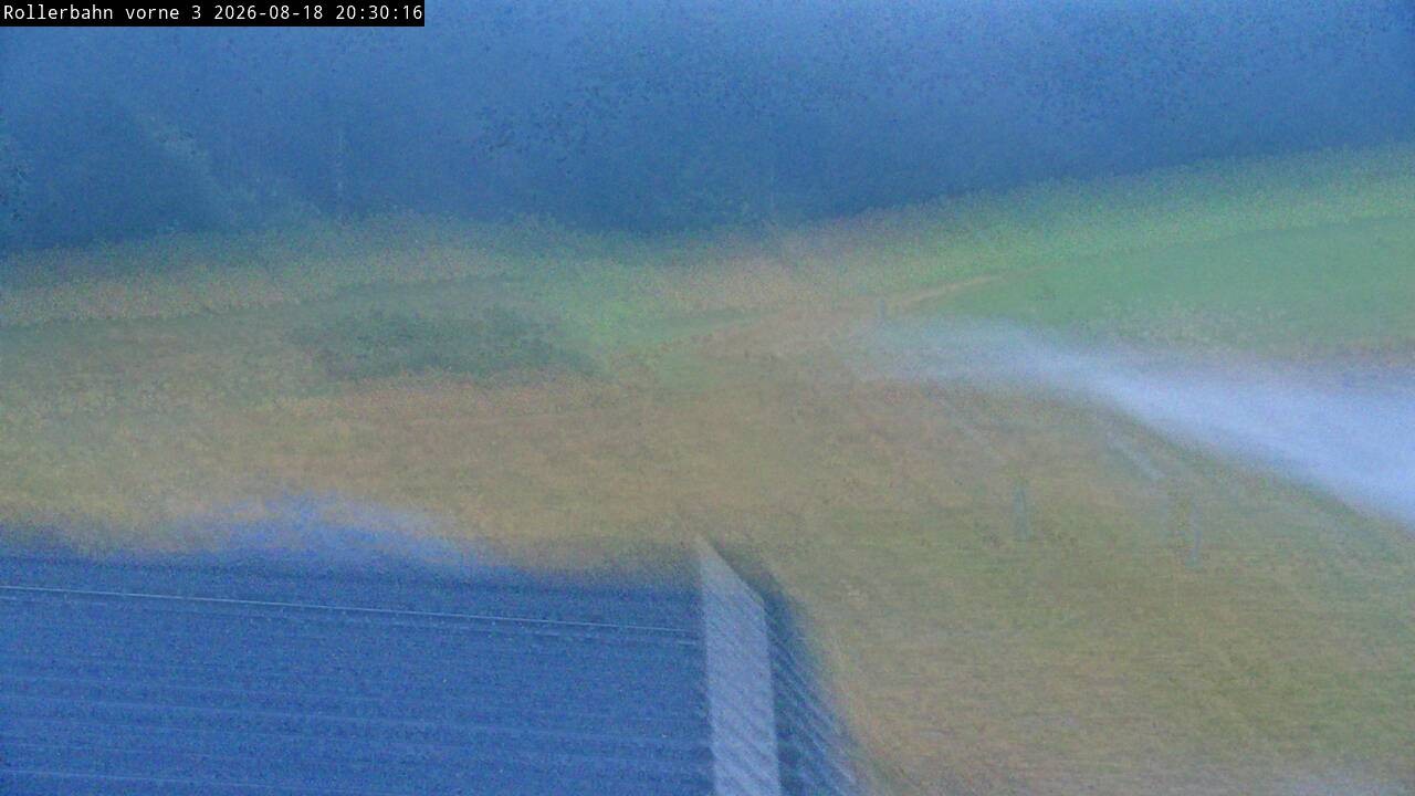 Archiv Foto Webcam Willingen - Blick Rollerbahn der Biathlon Arena