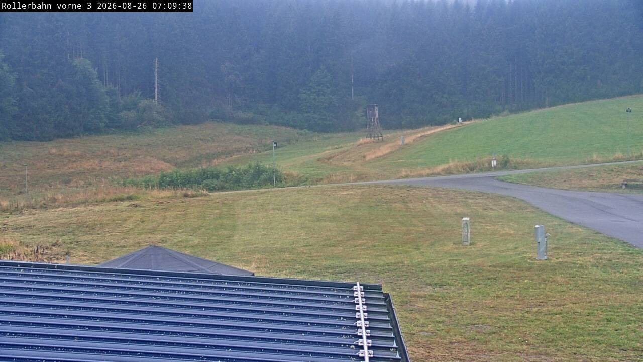 Archived image Webcam Willingen - View Roller Ski in Biathlon Arena
