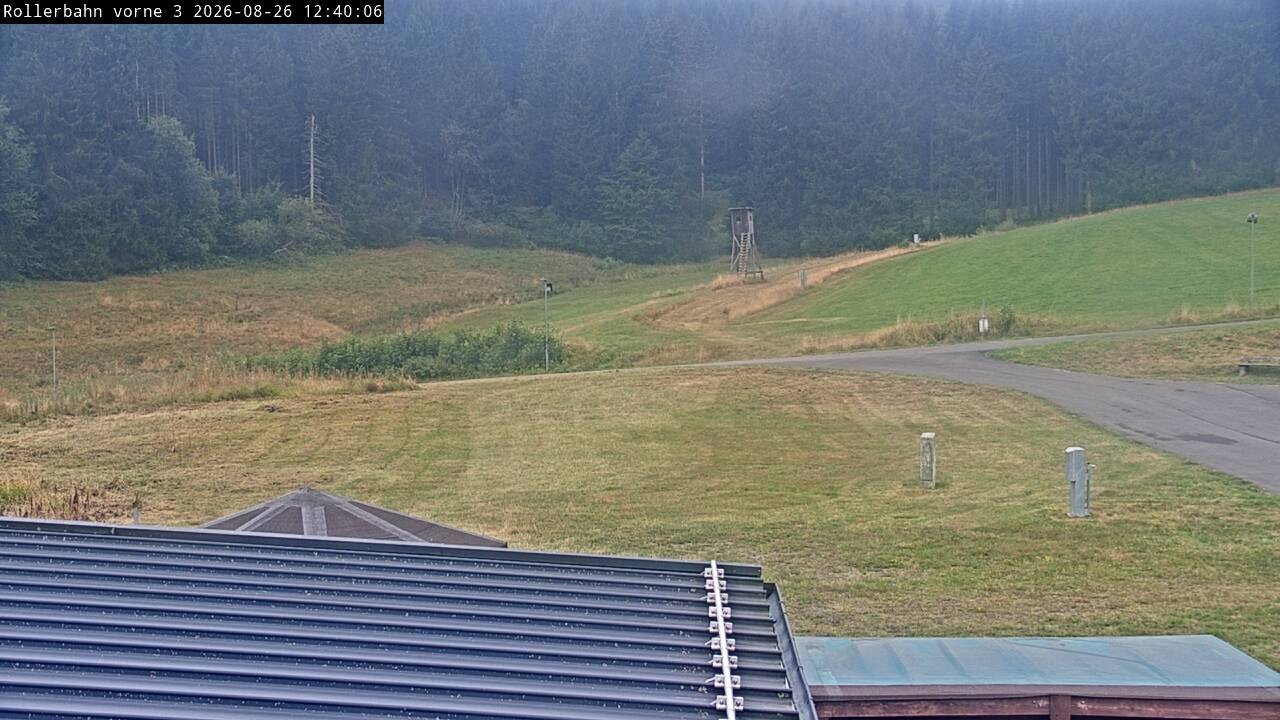 Archived image Webcam Willingen - View Roller Ski in Biathlon Arena