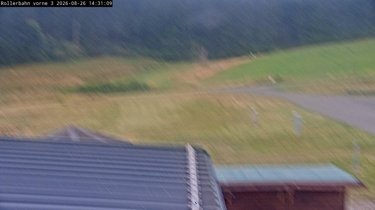 Archived image Webcam Willingen - View Roller Ski in Biathlon Arena
