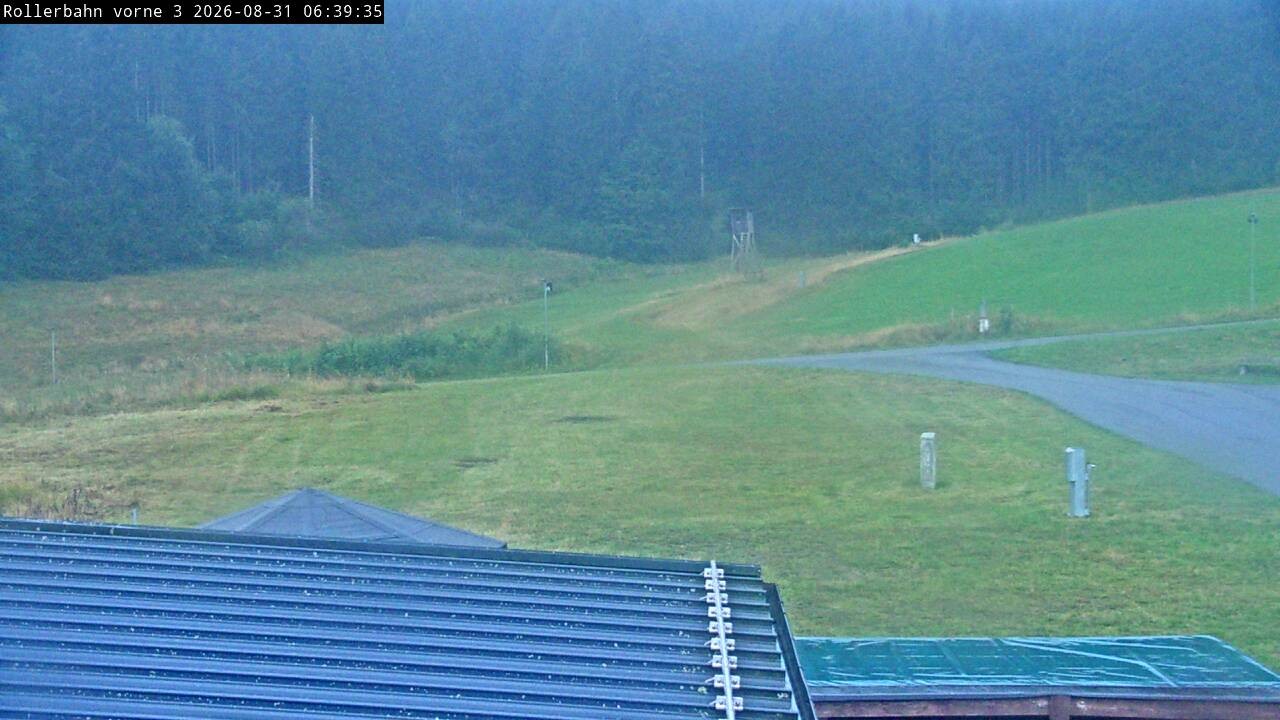 Archived image Webcam Willingen - View Roller Ski in Biathlon Arena