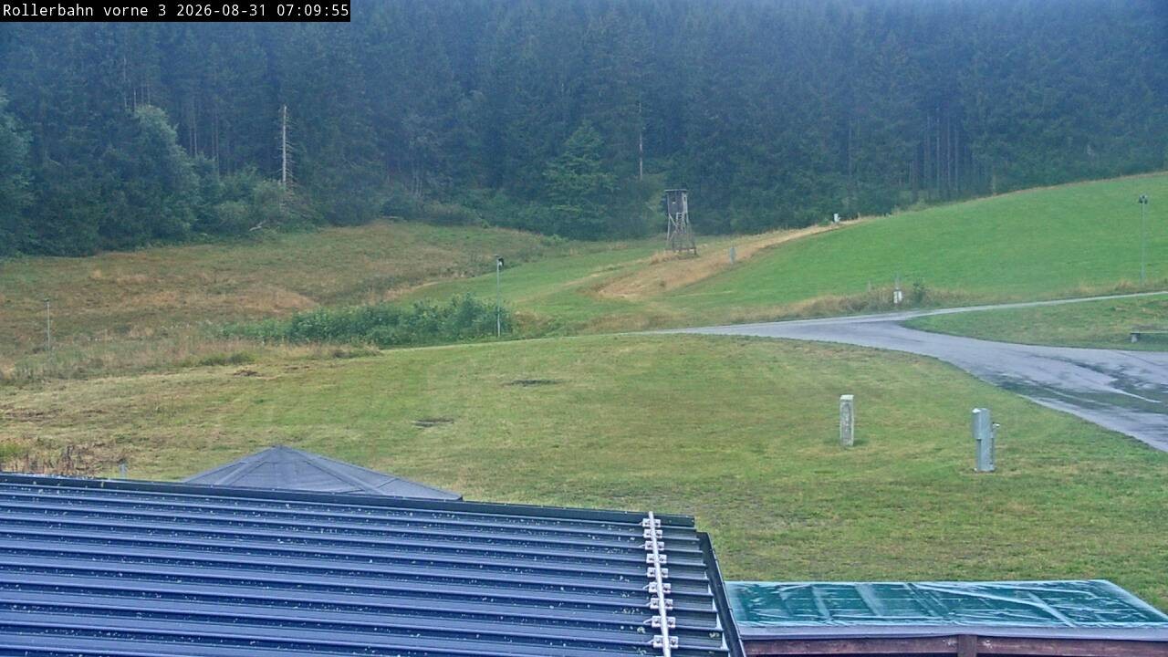 Archived image Webcam Willingen - View Roller Ski in Biathlon Arena