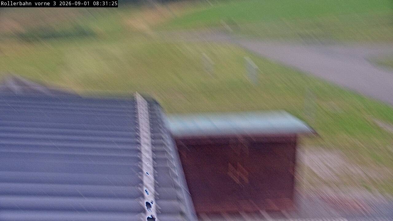 Archiv Foto Webcam Willingen - Blick Rollerbahn der Biathlon Arena