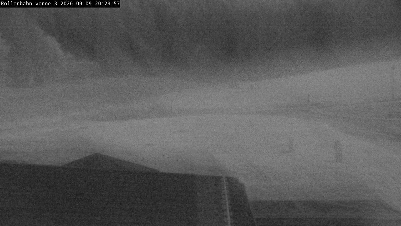 Archiv Foto Webcam Willingen - Blick Rollerbahn der Biathlon Arena