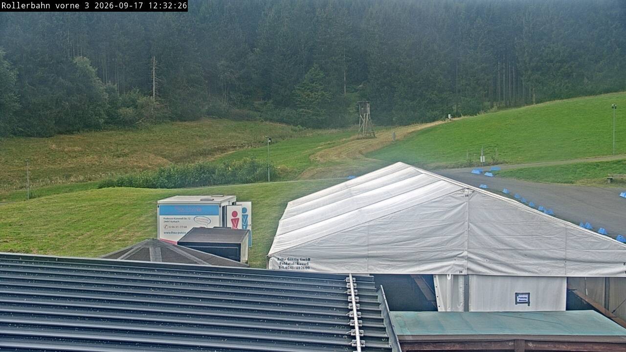 Archived image Webcam Willingen - View Roller Ski in Biathlon Arena