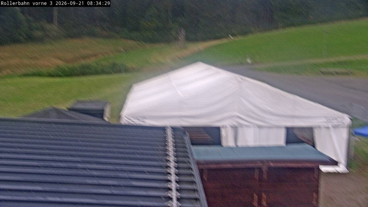 Archived image Webcam Willingen - View Roller Ski in Biathlon Arena