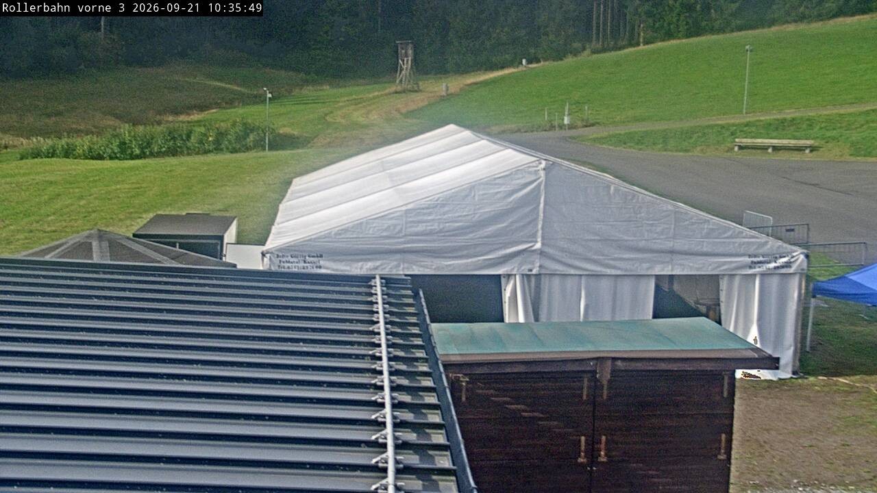 Archived image Webcam Willingen - View Roller Ski in Biathlon Arena