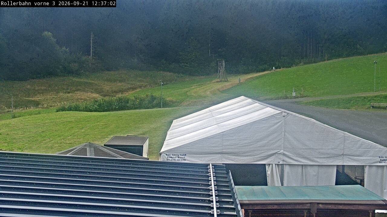 Archived image Webcam Willingen - View Roller Ski in Biathlon Arena