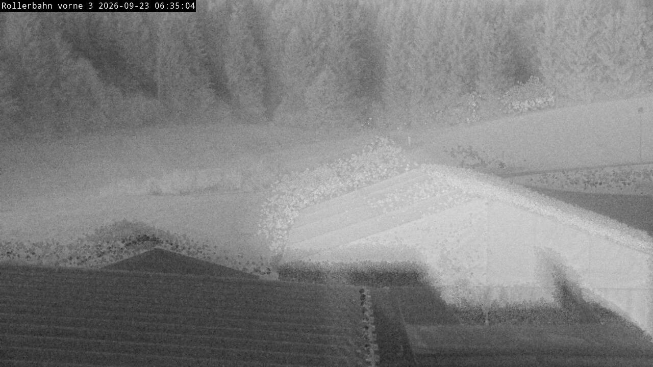 Archiv Foto Webcam Willingen - Blick Rollerbahn der Biathlon Arena