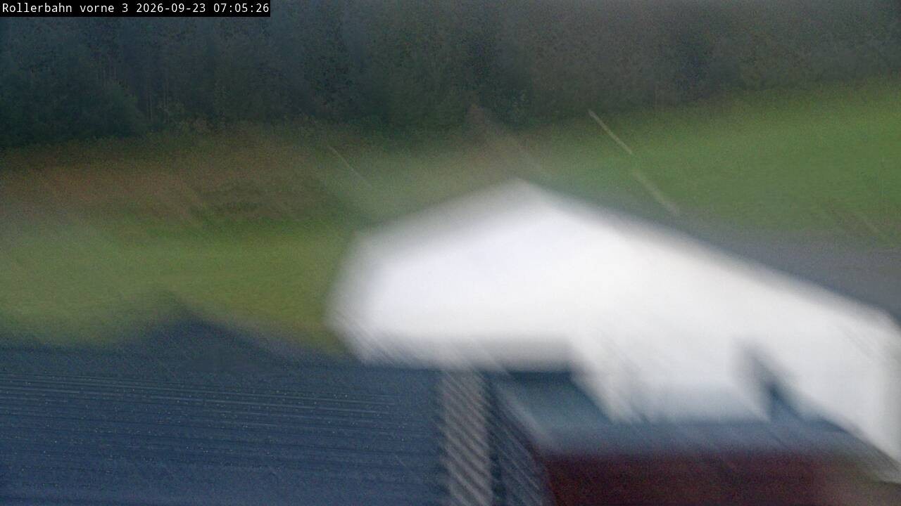 Archiv Foto Webcam Willingen - Blick Rollerbahn der Biathlon Arena
