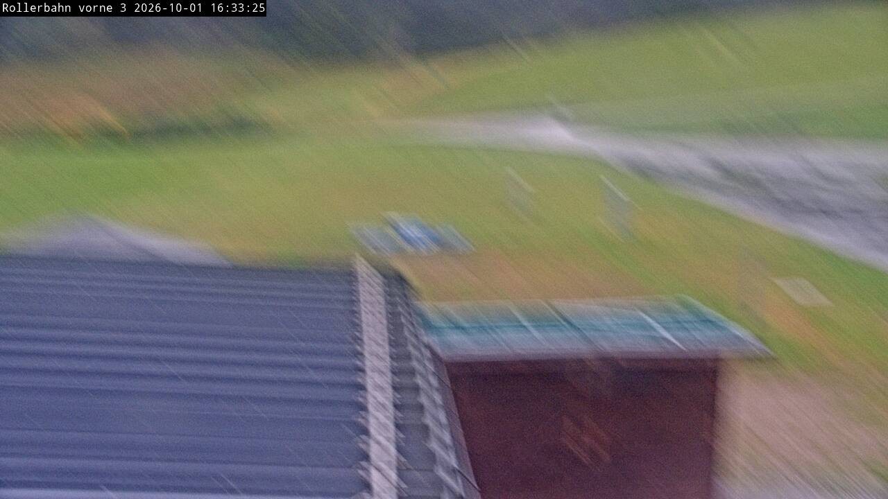Archiv Foto Webcam Willingen - Blick Rollerbahn der Biathlon Arena
