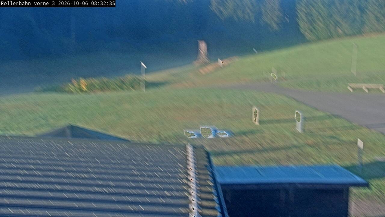 Archiv Foto Webcam Willingen - Blick Rollerbahn der Biathlon Arena