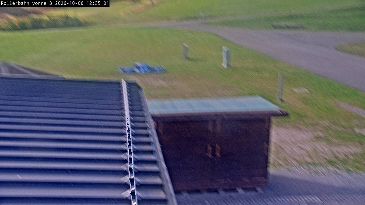 Archiv Foto Webcam Willingen - Blick Rollerbahn der Biathlon Arena