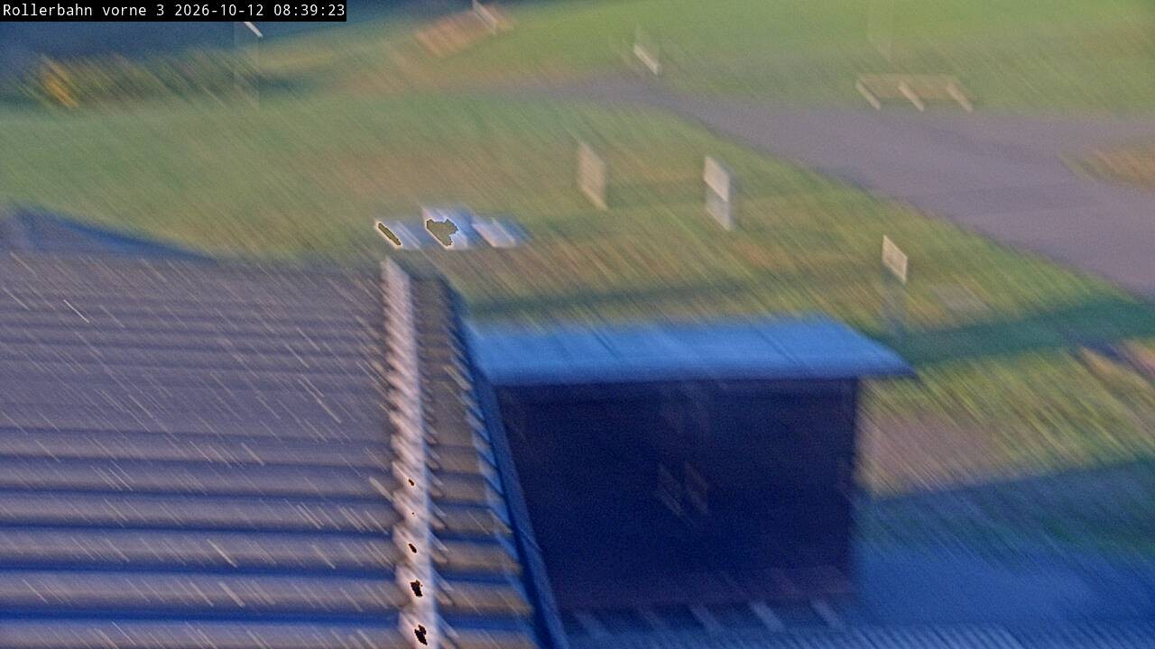 Archiv Foto Webcam Willingen - Blick Rollerbahn der Biathlon Arena