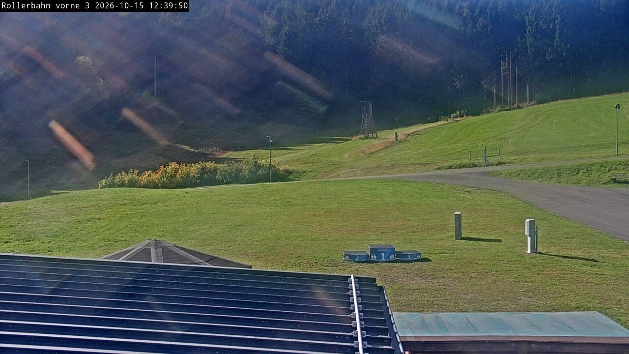 Archived image Webcam Willingen - View Roller Ski in Biathlon Arena