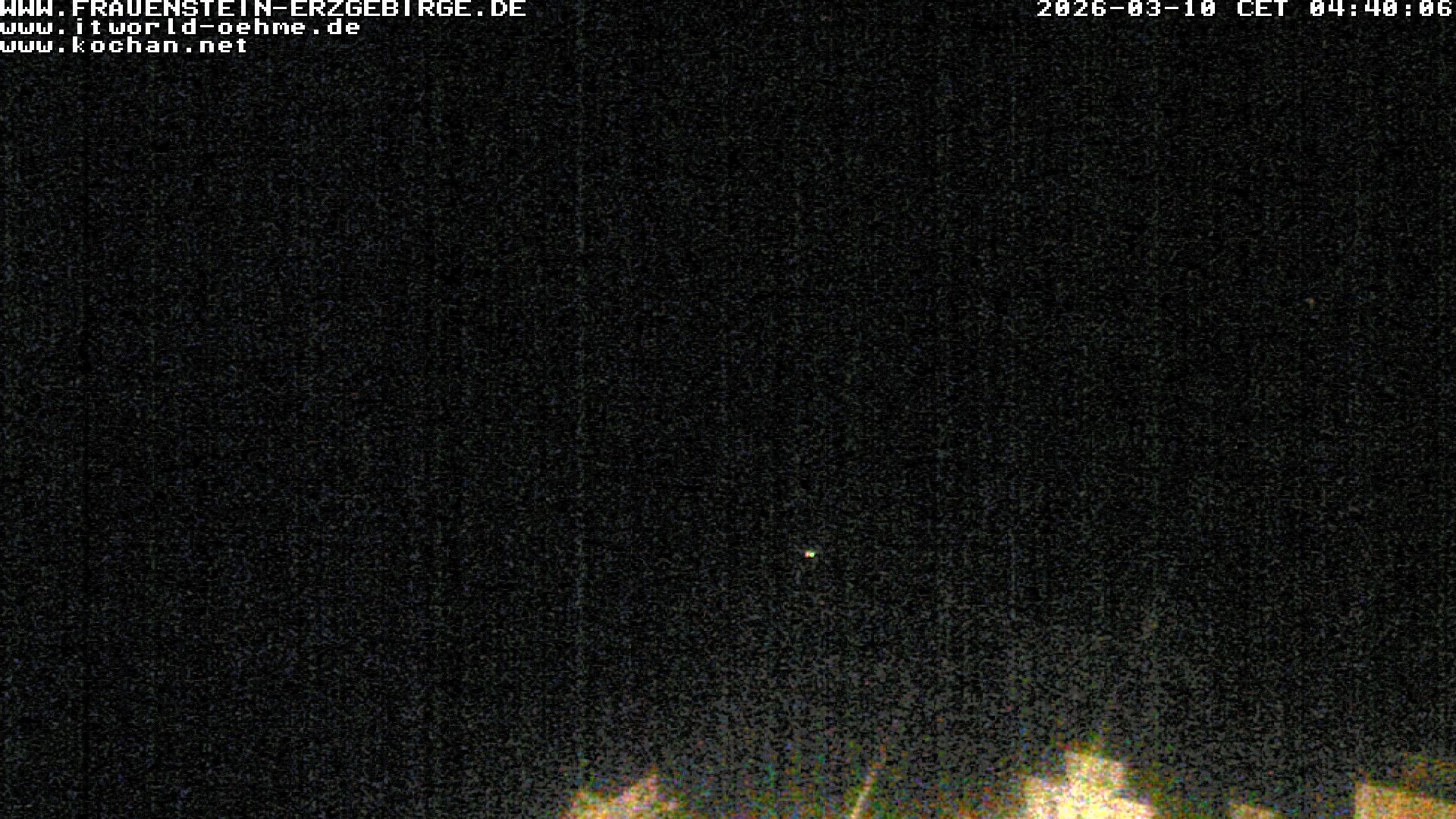 Archiv Foto Webcam Frauenstein / Erzgebirge