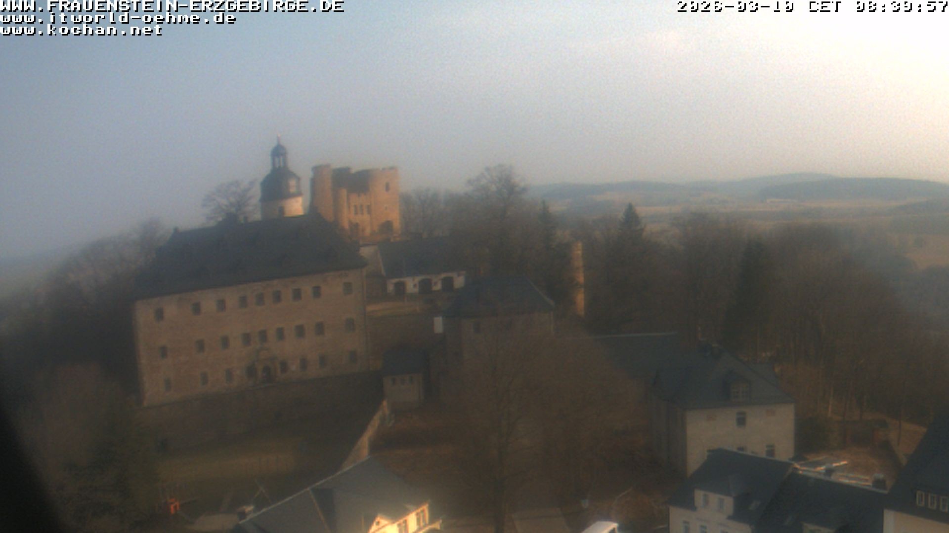 Archiv Foto Webcam Frauenstein / Erzgebirge