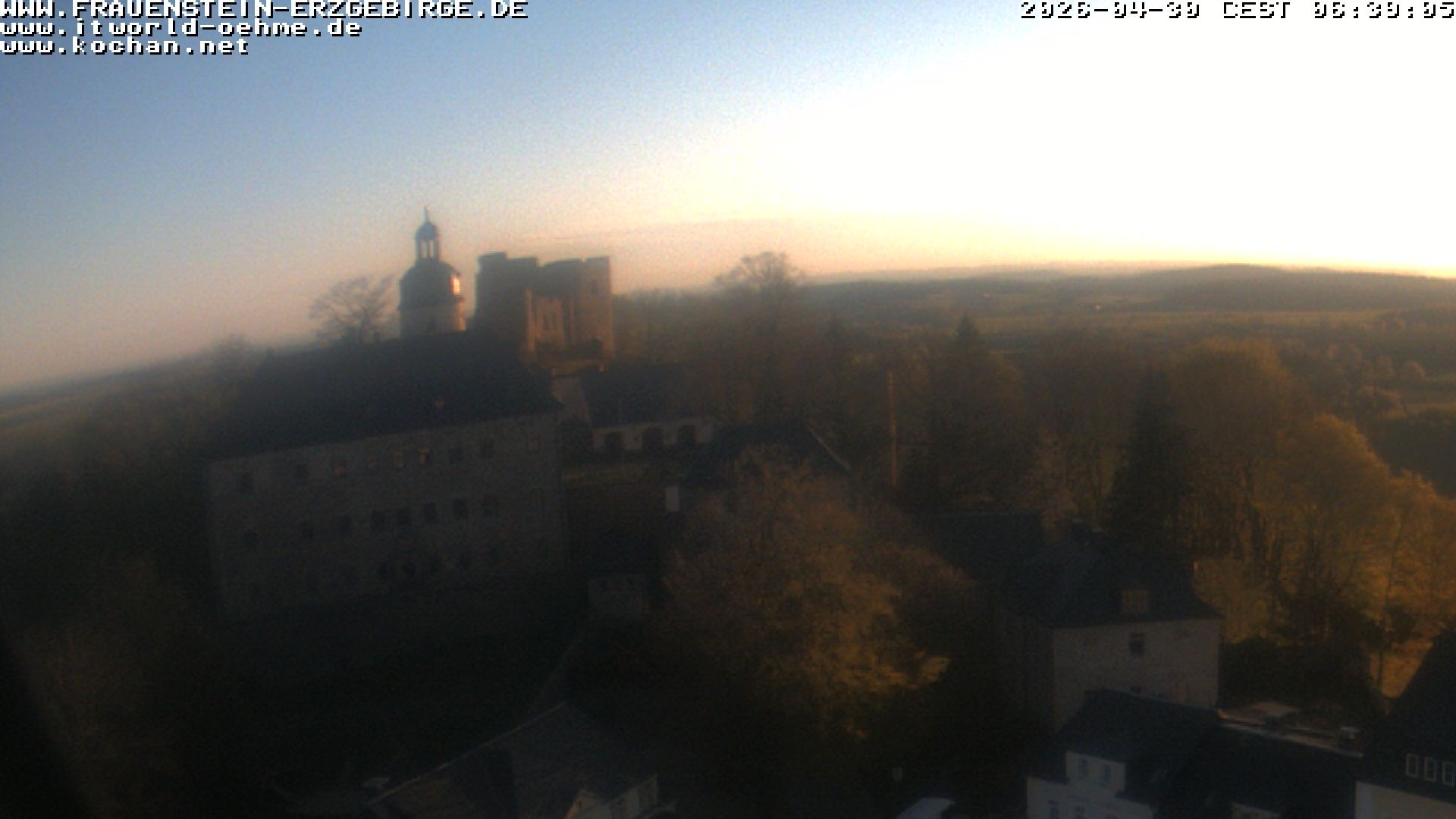Archiv Foto Webcam Frauenstein / Erzgebirge