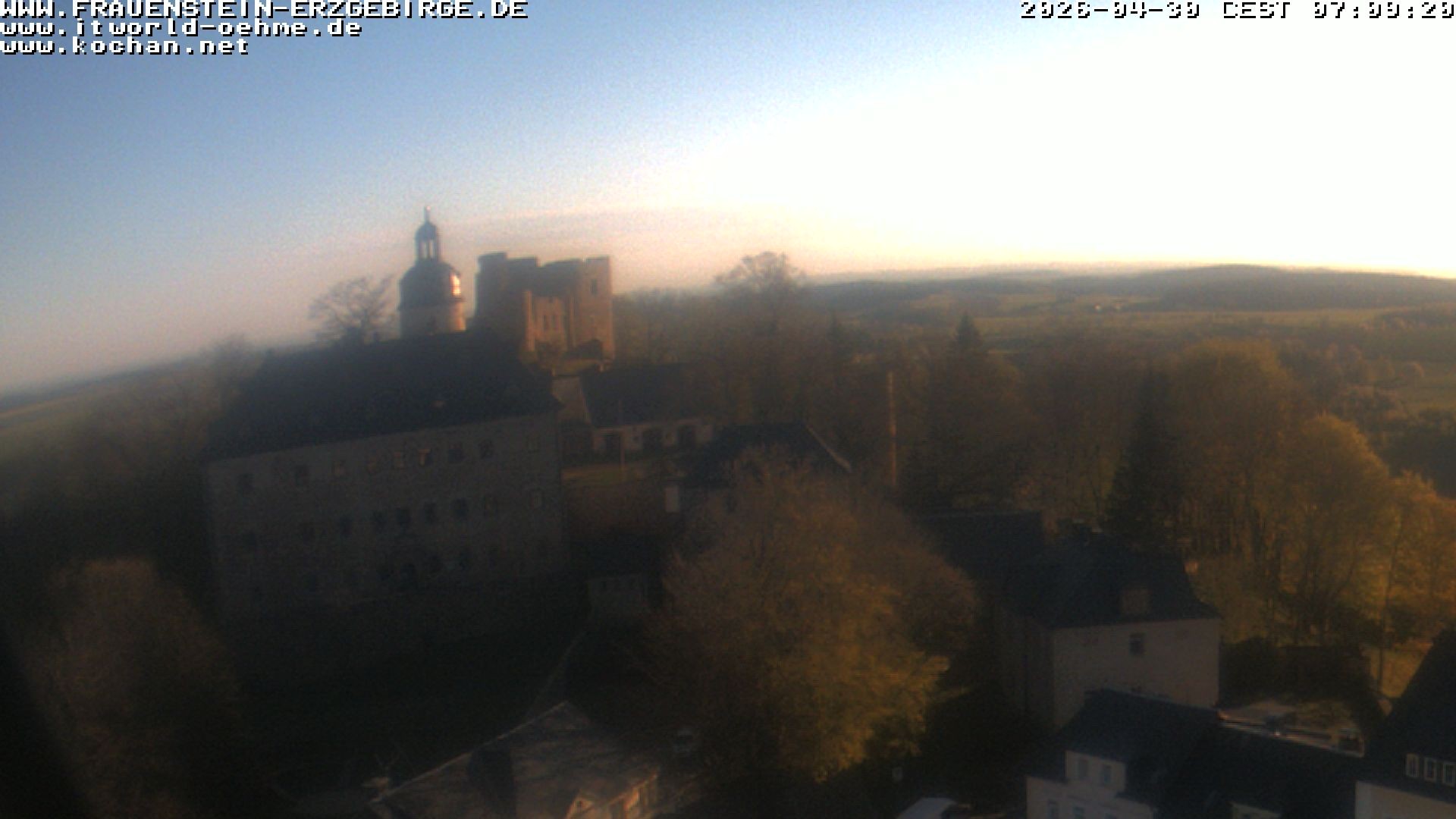 Archiv Foto Webcam Frauenstein / Erzgebirge