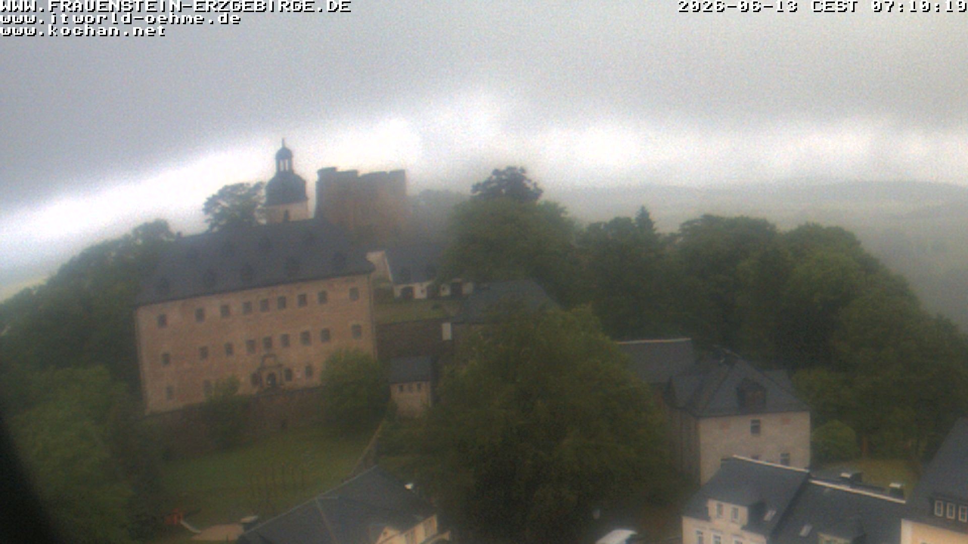 Archiv Foto Webcam Frauenstein / Erzgebirge