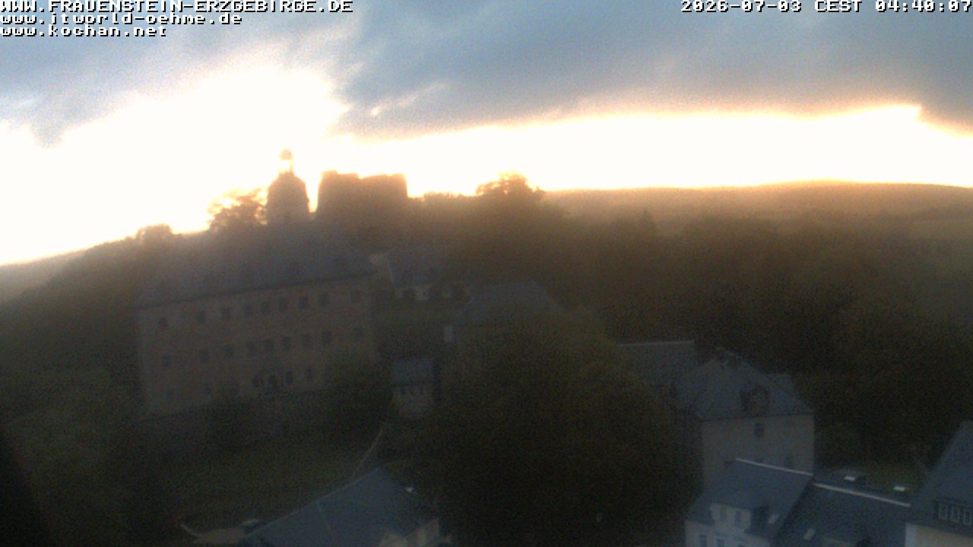 Archiv Foto Webcam Frauenstein / Erzgebirge