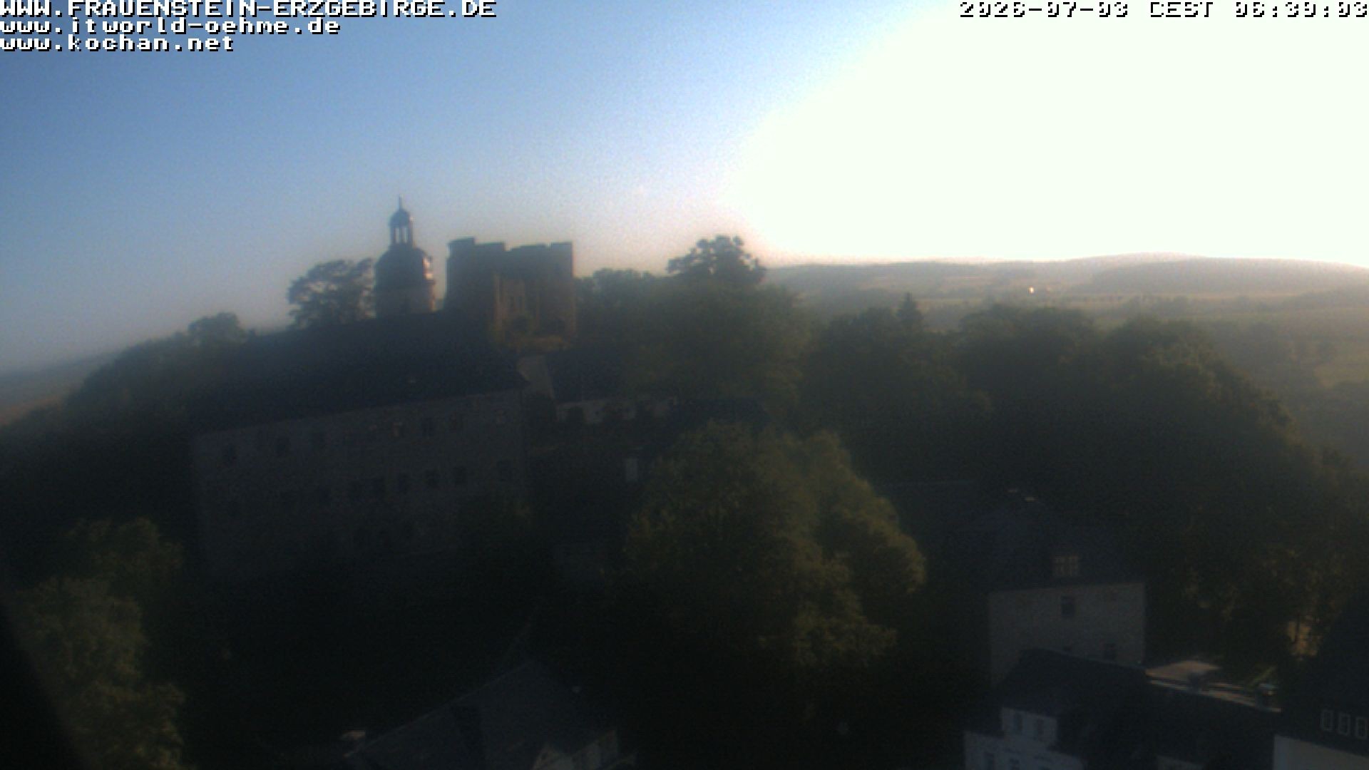 Archiv Foto Webcam Frauenstein / Erzgebirge