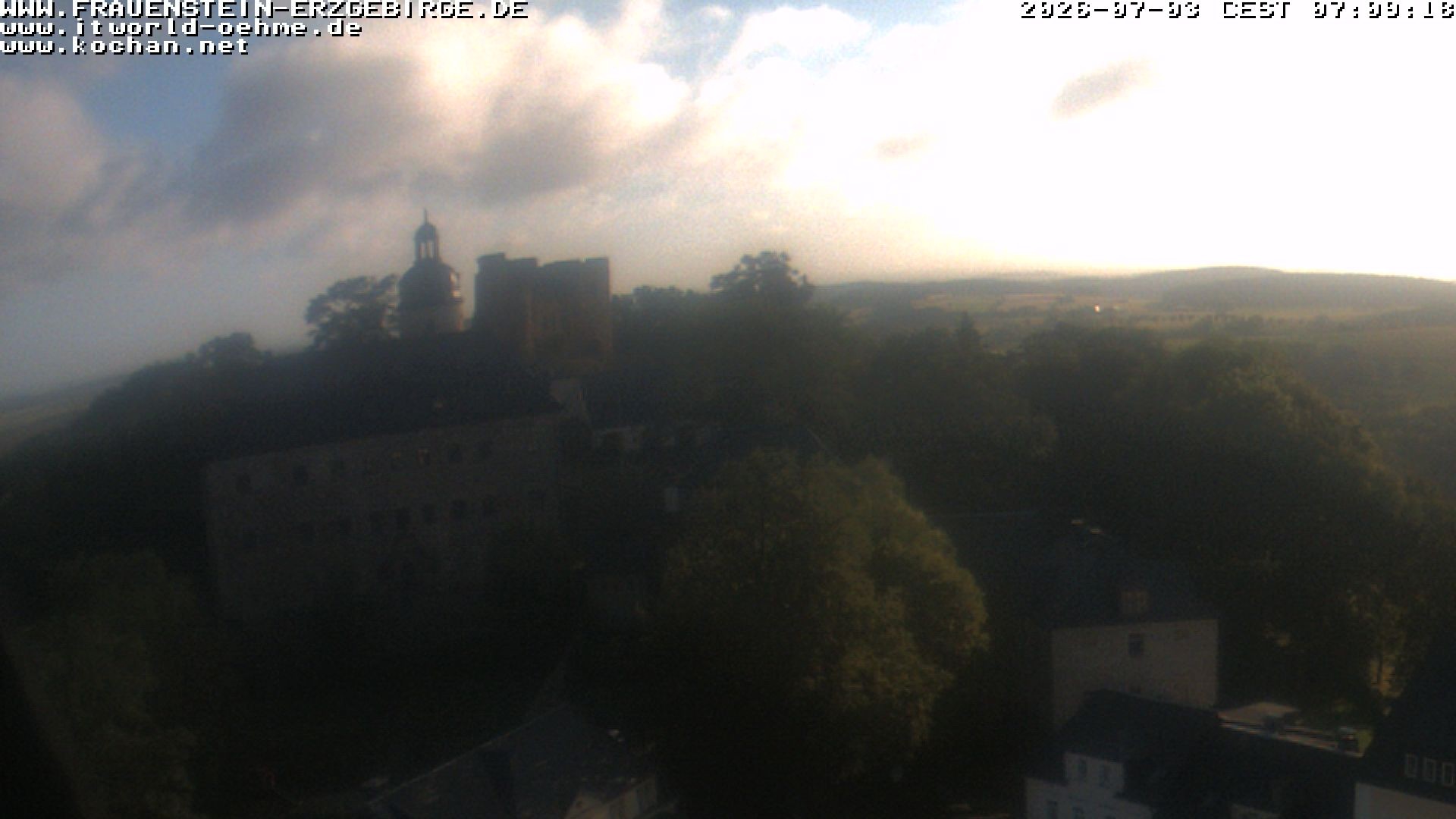 Archiv Foto Webcam Frauenstein / Erzgebirge