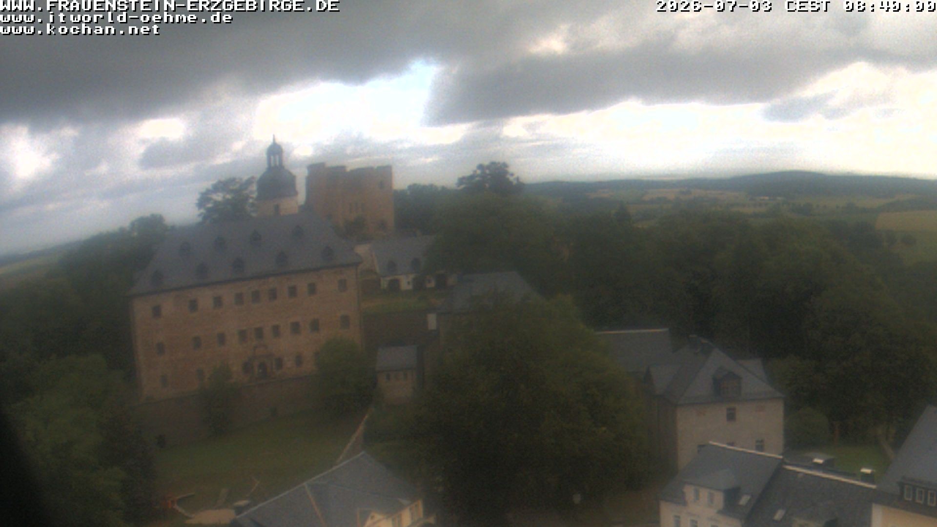 Archiv Foto Webcam Frauenstein / Erzgebirge