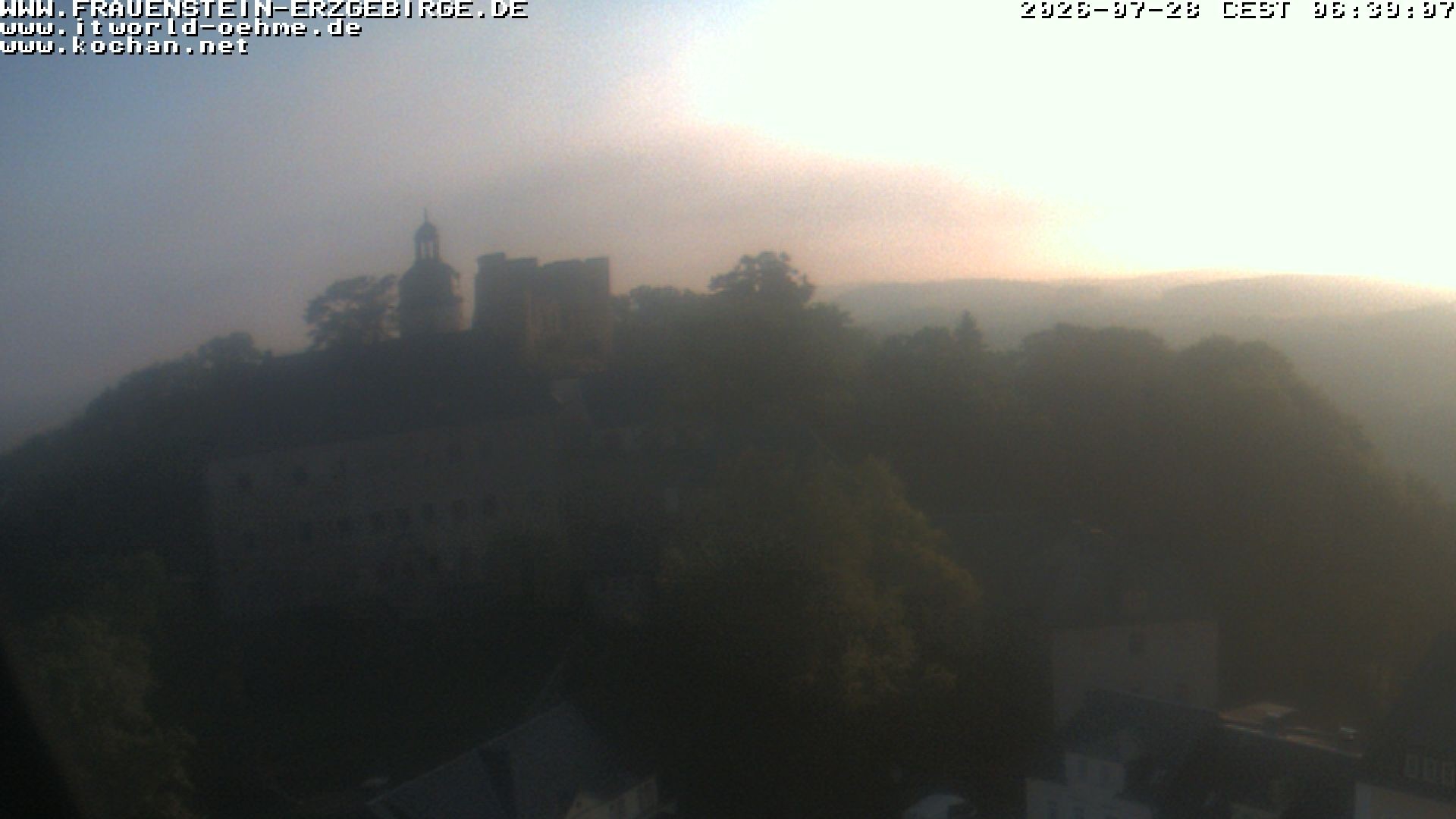 Archiv Foto Webcam Frauenstein / Erzgebirge