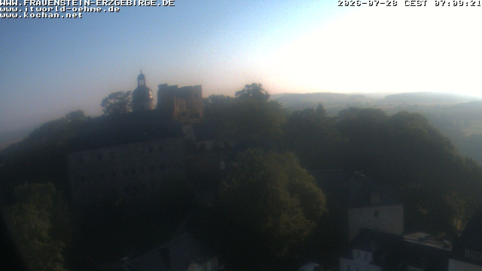 Archiv Foto Webcam Frauenstein / Erzgebirge