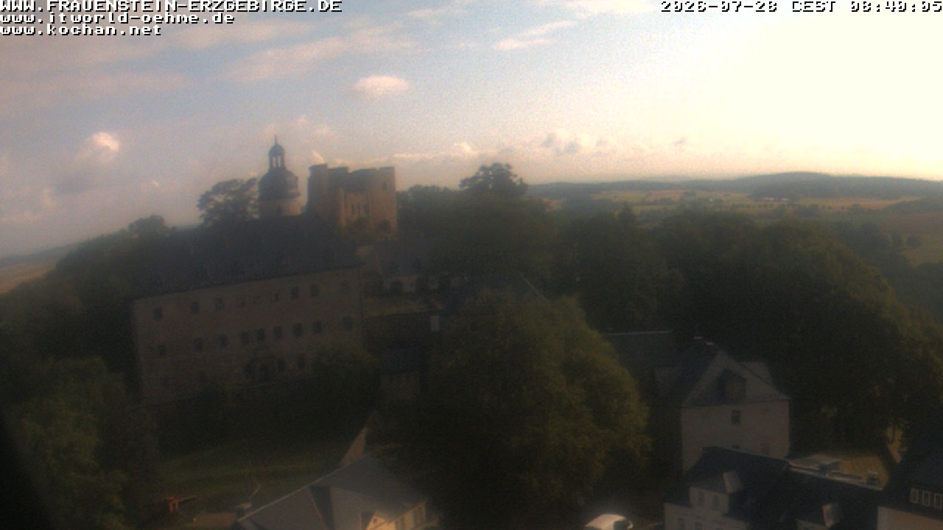 Archiv Foto Webcam Frauenstein / Erzgebirge