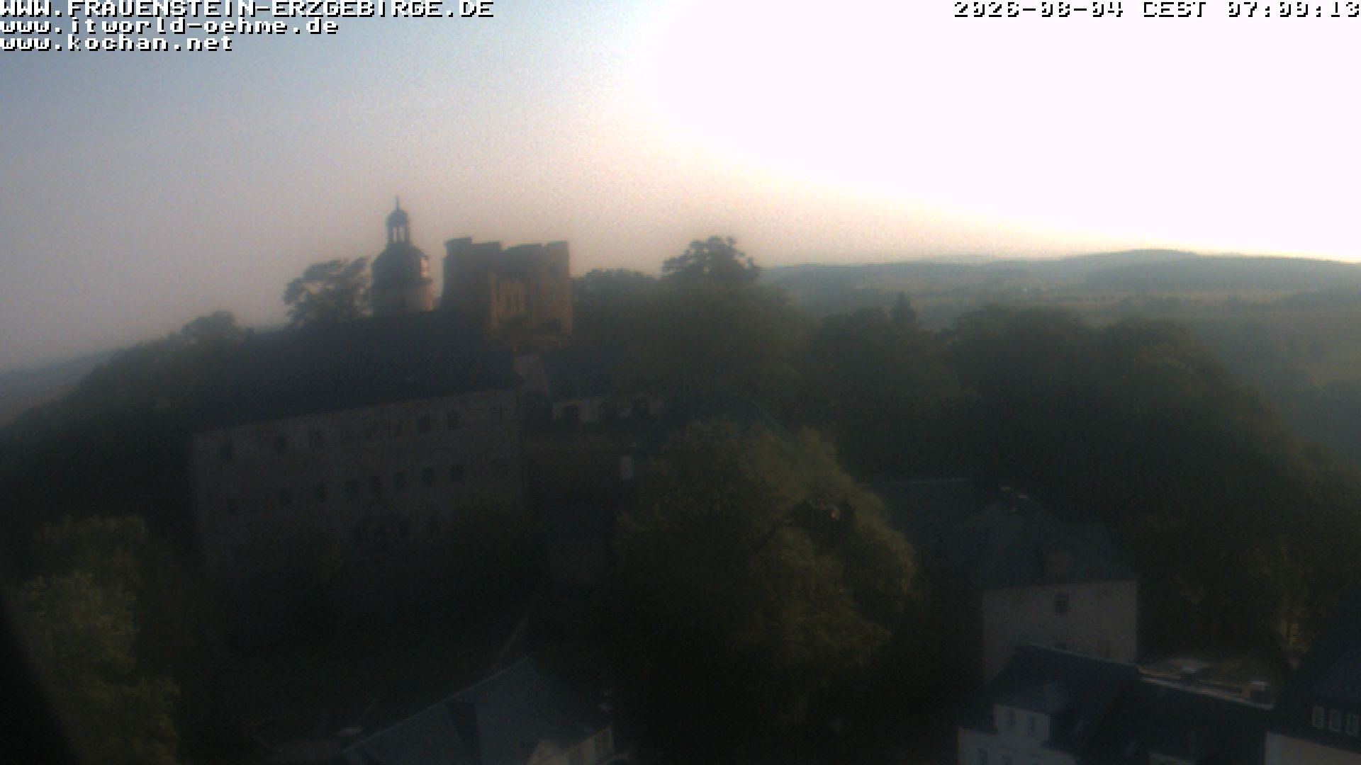 Archiv Foto Webcam Frauenstein / Erzgebirge