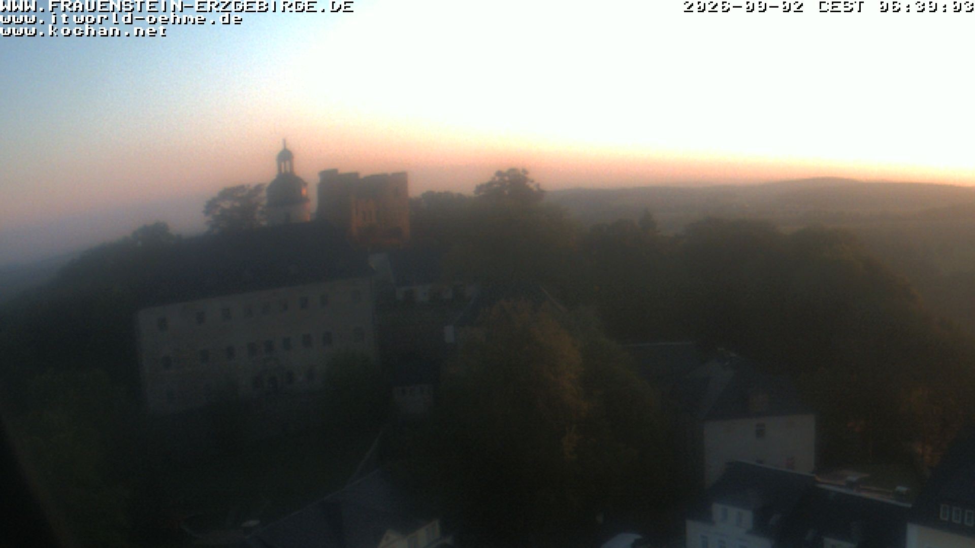 Archiv Foto Webcam Frauenstein / Erzgebirge