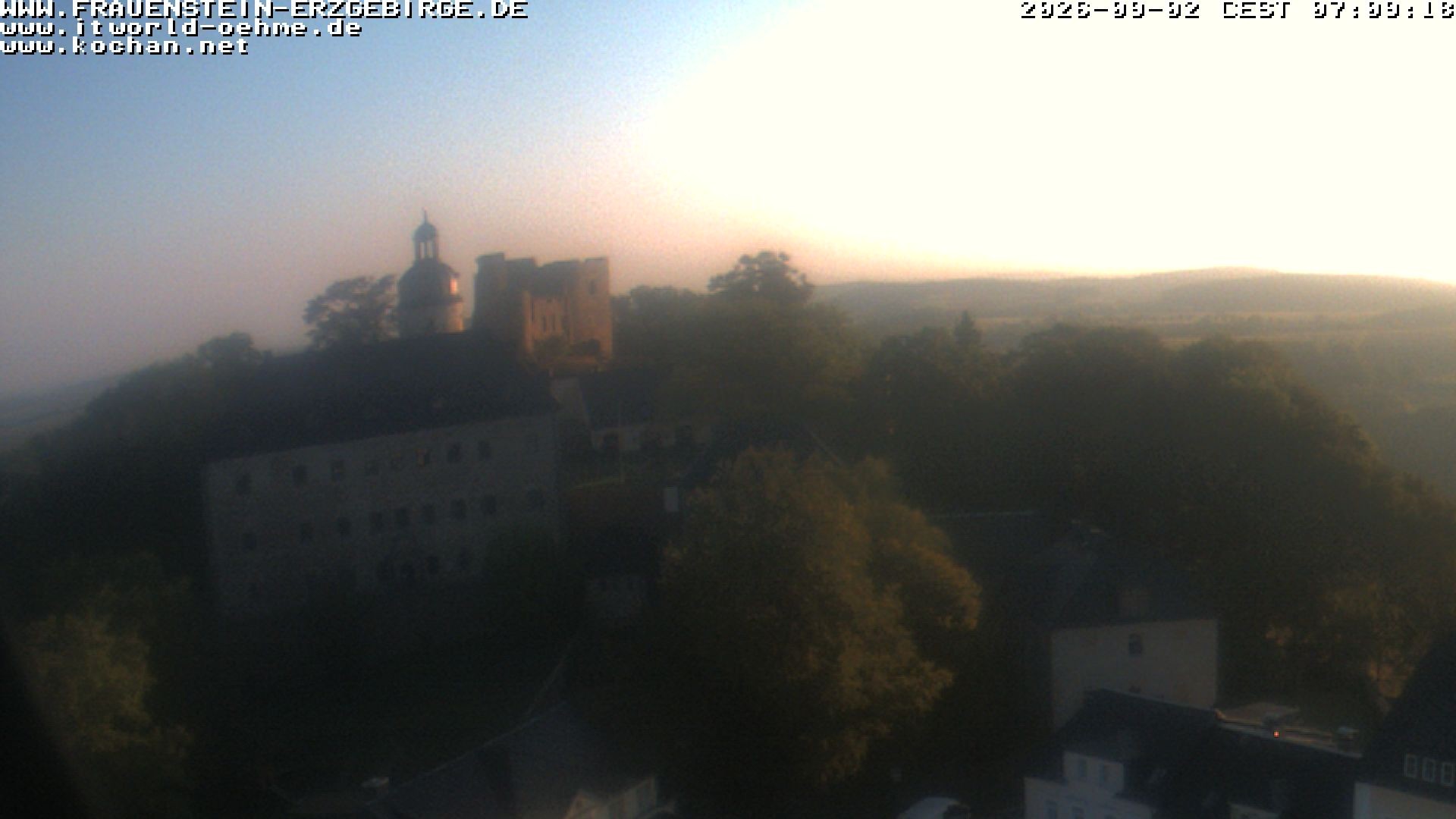 Archiv Foto Webcam Frauenstein / Erzgebirge